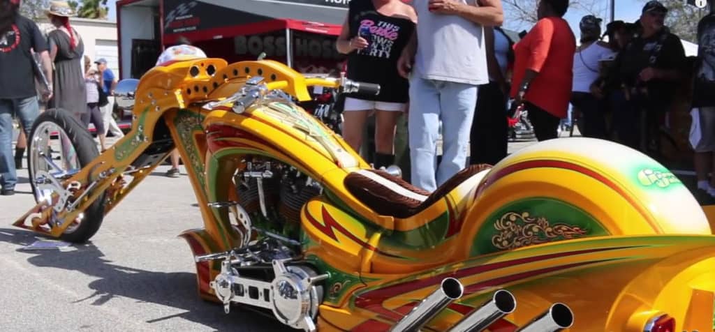 custom chopper motorcycle